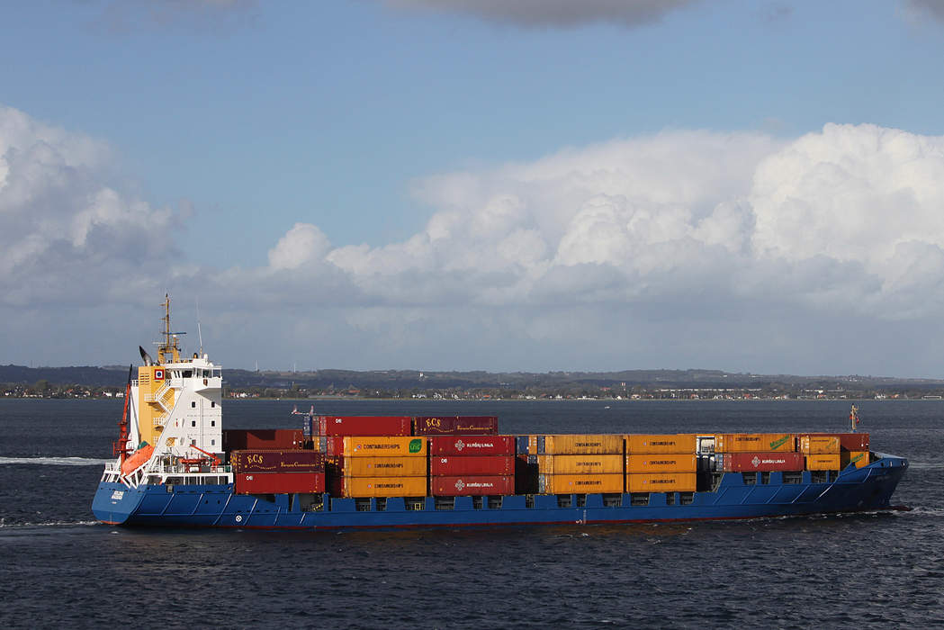 2025 North Sea ship collision: Collision between two ships in the North Sea