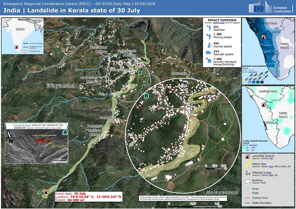 2024 Wayanad landslides: Natural disasters in Kerala, India