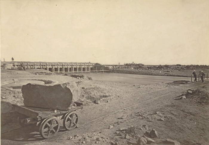 Agra Canal: Irrigation canal near Delhi, India