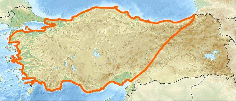 Anatolia: Peninsula of Turkey in Western Asia