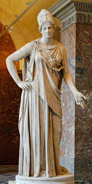 Athena: Goddess of wisdom and war in ancient Greek religion and mythology