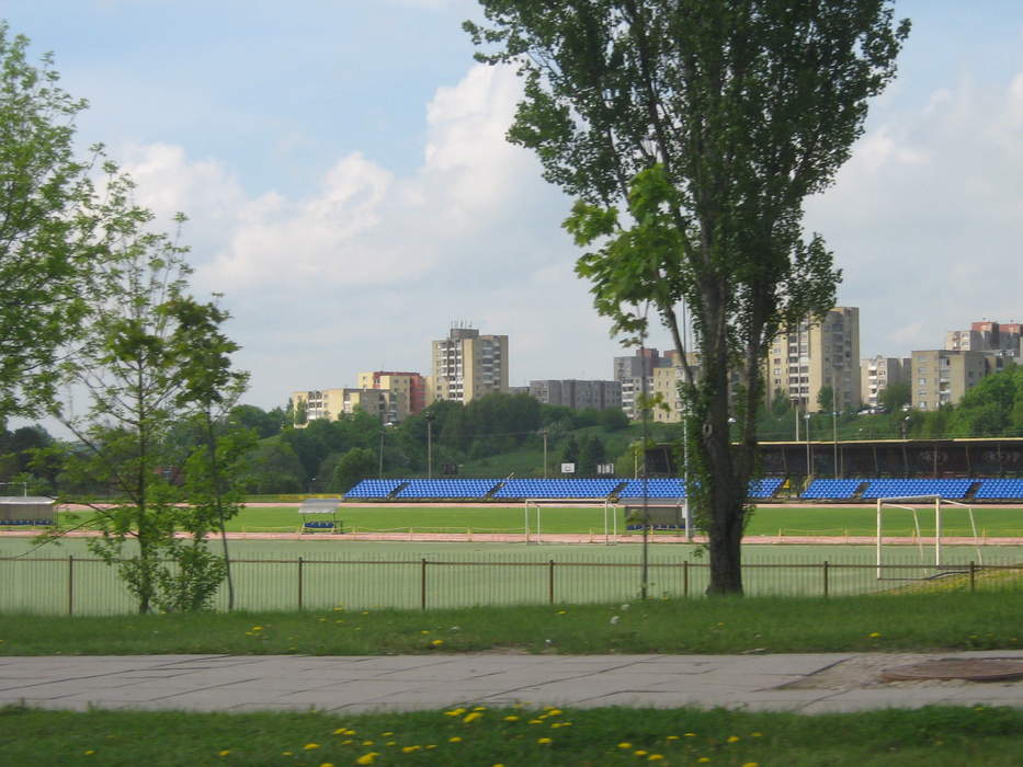 Central Stadium of Jonava: Football stadium in Jonava, Lithuania