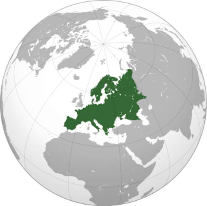 Continental Europe: Mainland Europe, excluding European islands