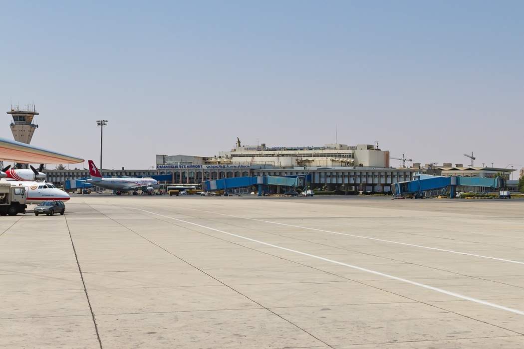 Damascus International Airport: International airport serving Damascus, Syria
