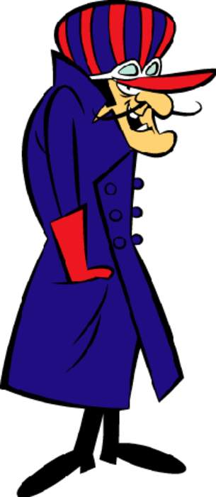 Dick Dastardly: Fictional cartoon character