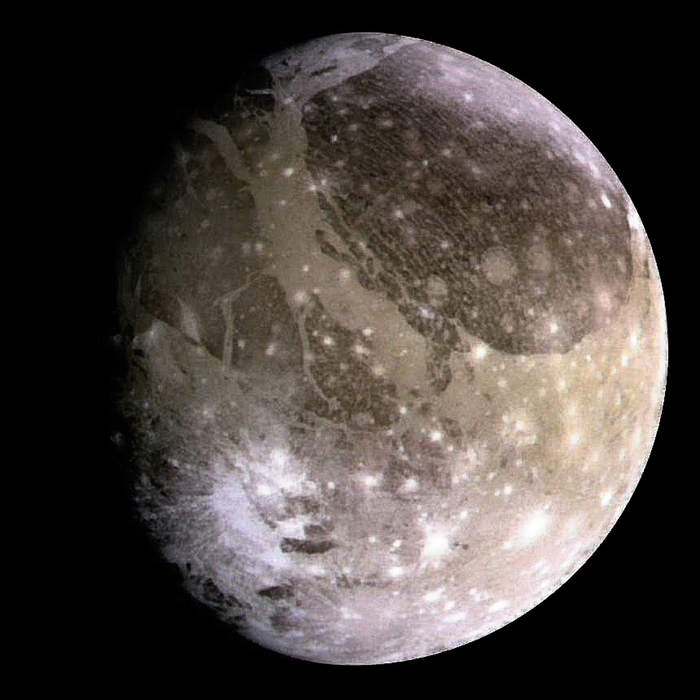 Ganymede (moon): Largest moon of Jupiter and in the Solar System