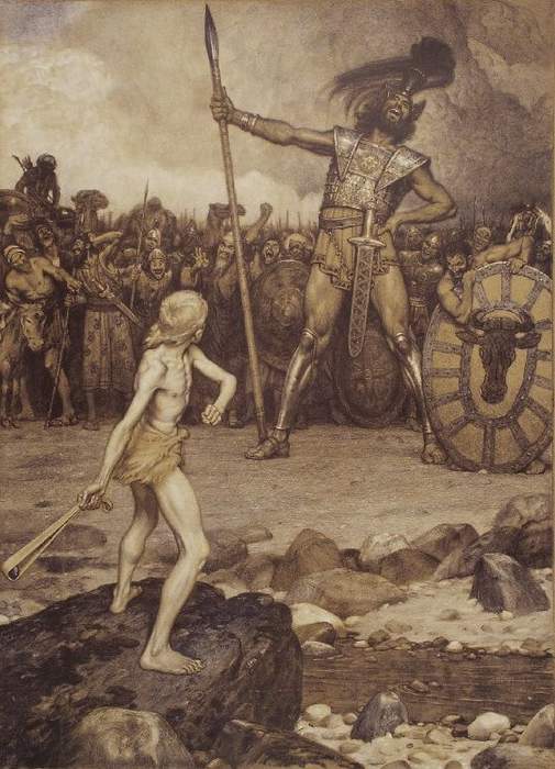 Goliath: Philistine giant in the Bible