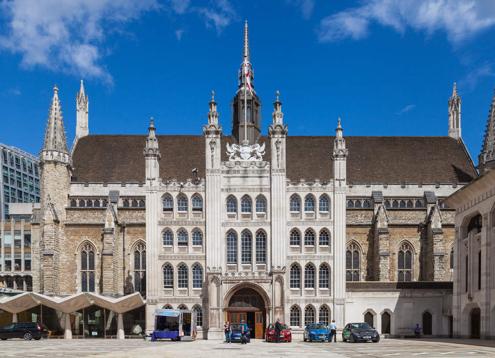 Guildhall, London: Municipal building in London, England