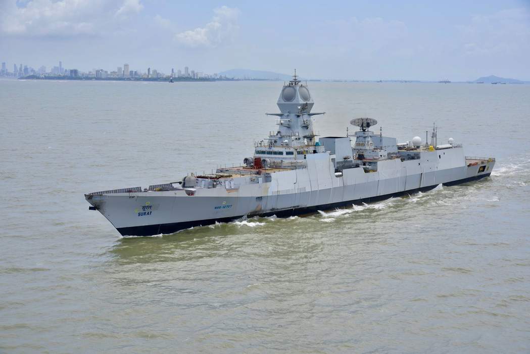 INS Surat: A Visakhapatnam-class destroyer