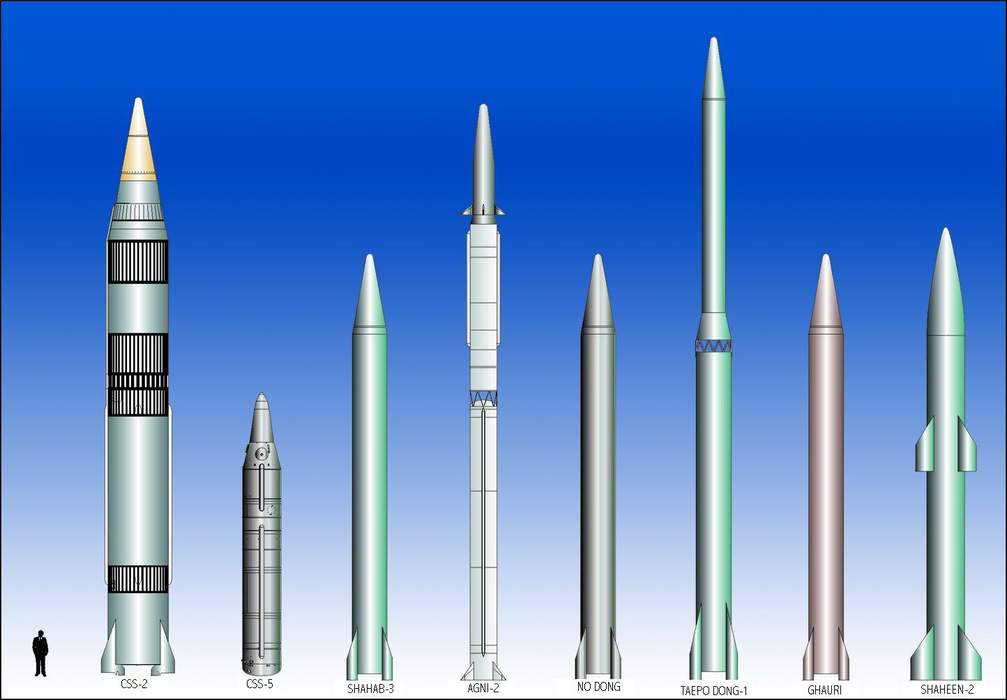 Intermediate-range ballistic missile: Ballistic missile with a range of 3,000–5,500 km