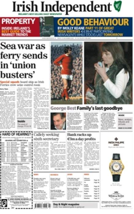 Irish Independent: Irish daily newspaper