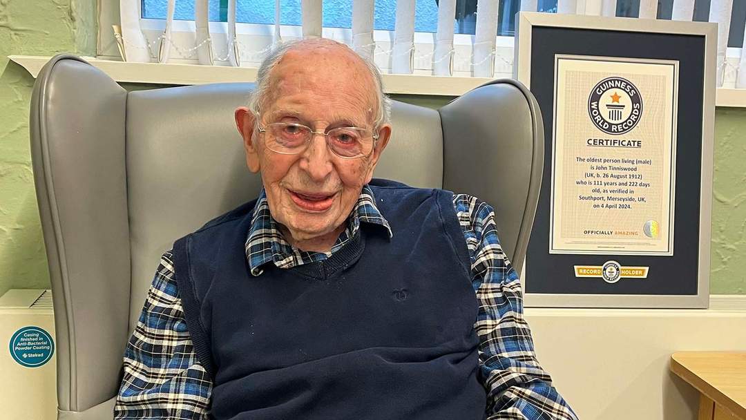 John Tinniswood: World's oldest verified living man (born 1912)