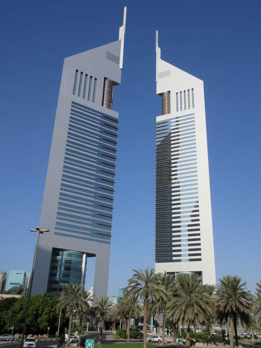 Jumeirah Emirates Towers Hotel: 56-storey hotel in the city of Dubai, United Arab Emirates