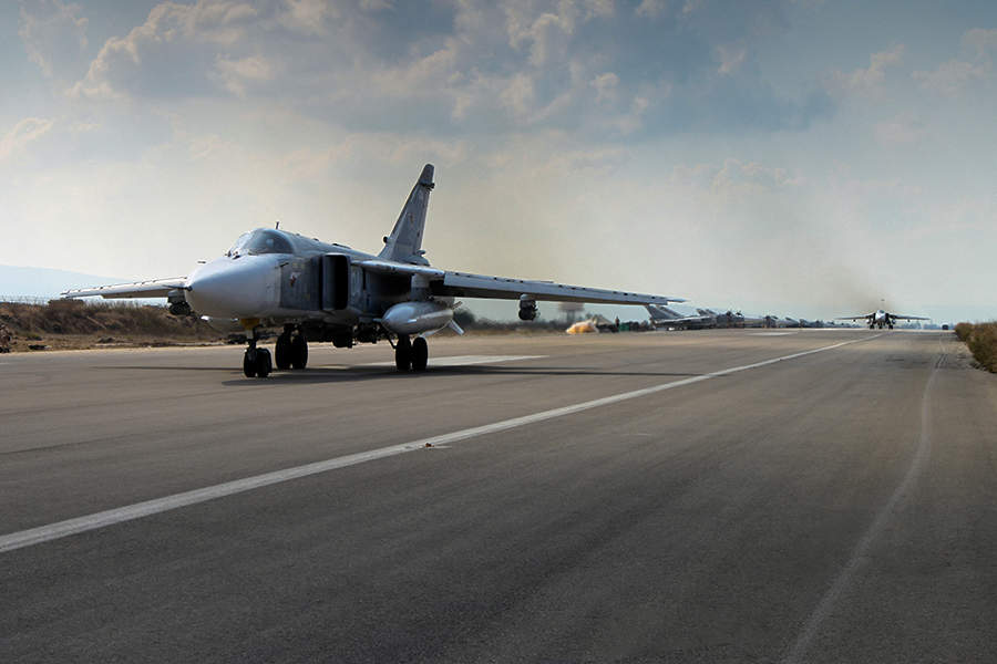 Khmeimim Air Base: Airbase located south-east of the city of Latakia in Hmeimim, Latakia Governorate, Syria