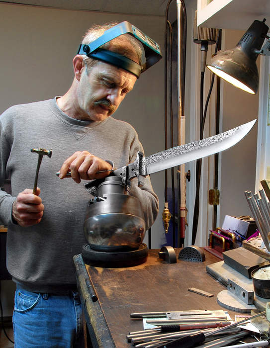 Knife making: Process of manufacturing a knife