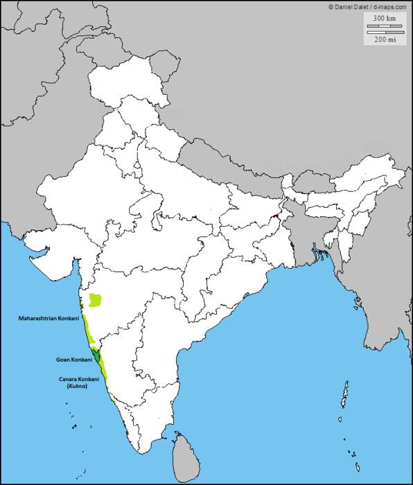 Konkani language: Indo-Aryan language spoken in India