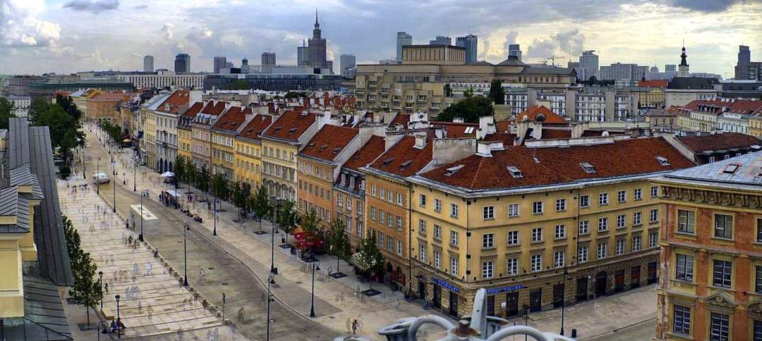 Krakowskie Przedmieście: Street in Warsaw, Poland