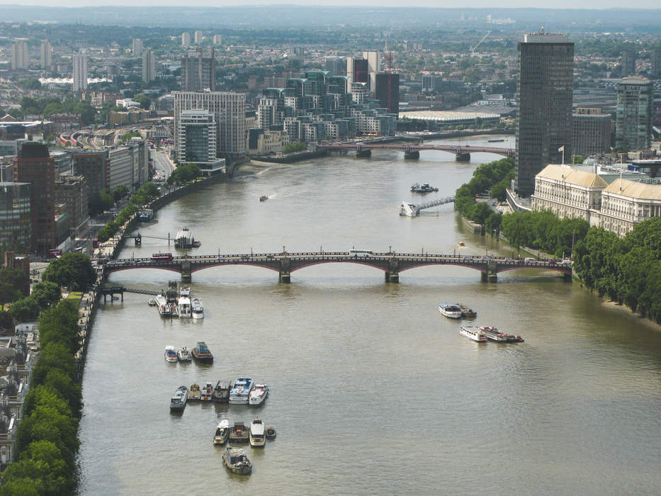 Lambeth Bridge: Grade II listed road bridge in London, United Kingdom