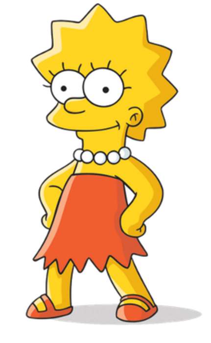 Lisa Simpson: Fictional character from The Simpsons franchise