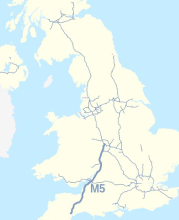 M5 motorway: Motorway in England