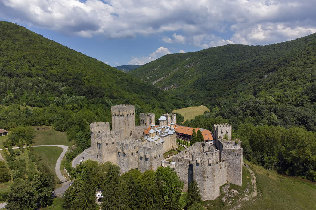 Manasija: Serbian Orthodox monastery near Despotovac, Serbia