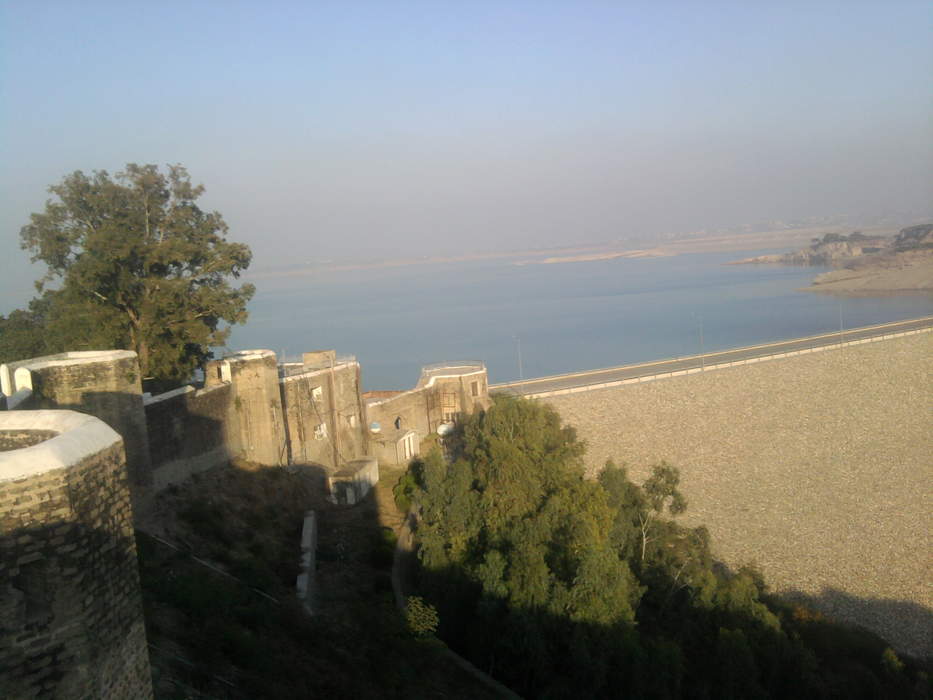 Mangla: Town near Mangla Dam, Pakistan