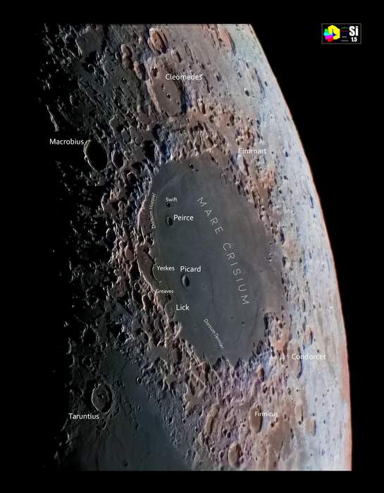 Mare Crisium: Feature on the moon