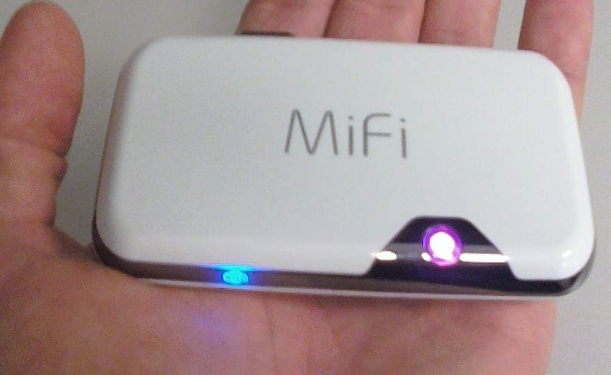 MiFi: Brand name for a wireless router that acts as mobile Wi-Fi hotspot