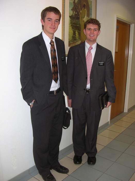 Mormon missionary: Missionary of the LDS church