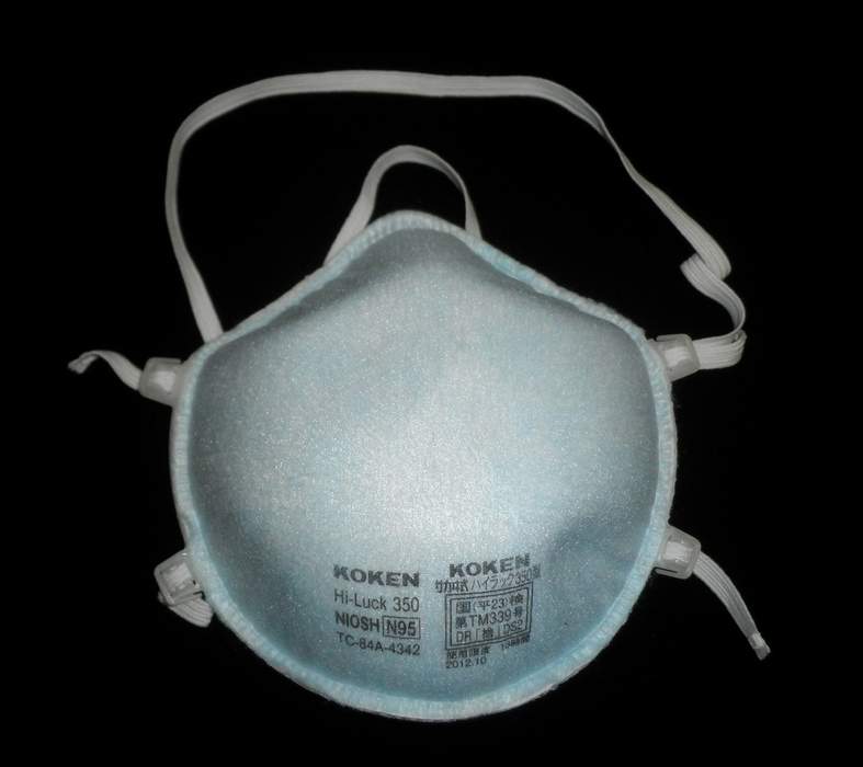 N95 respirator: Particulate respirator meeting the N95 standard