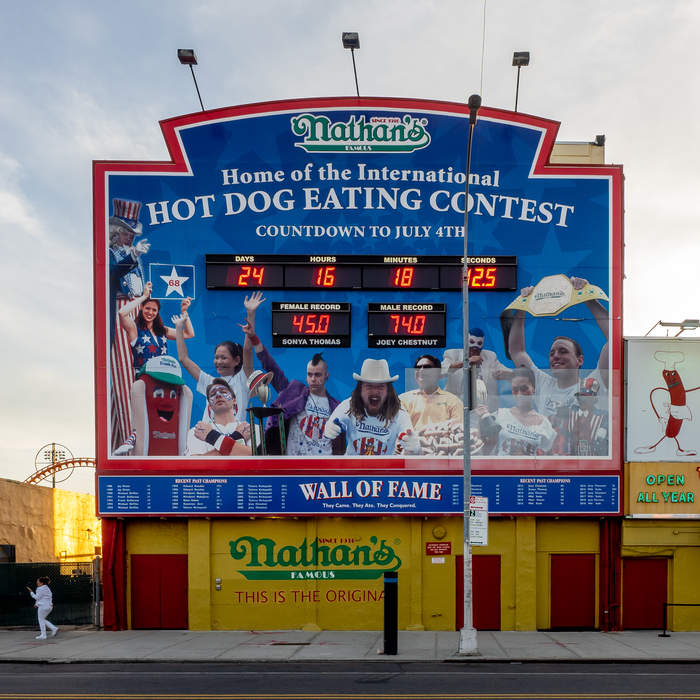 Nathan's Hot Dog Eating Contest: American food eating competition