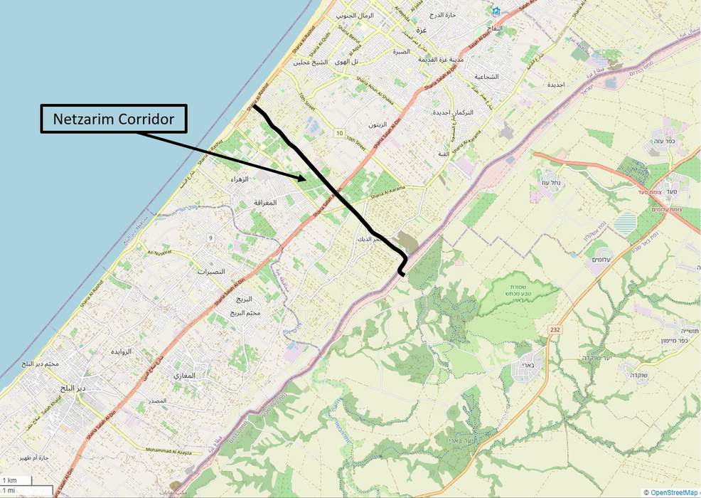 Netzarim Corridor: Military passage through the Gaza Strip