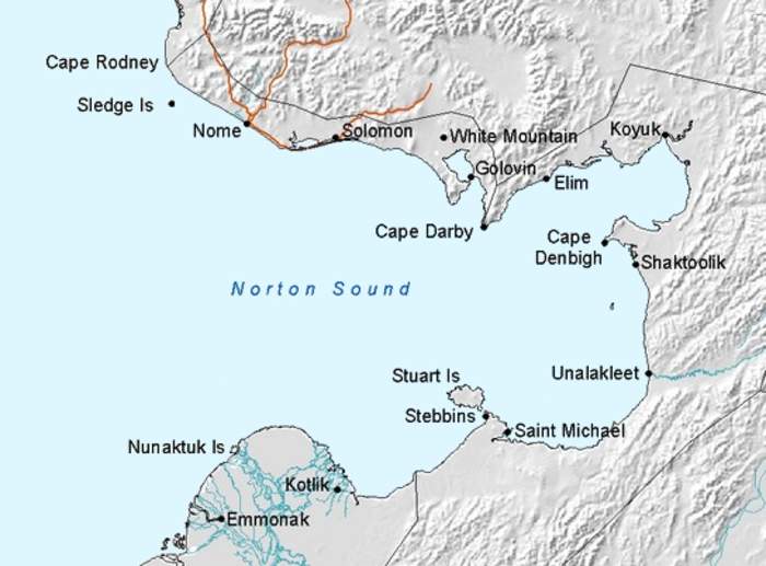 Norton Sound: Inlet of the Bering Sea in Alaska, United States