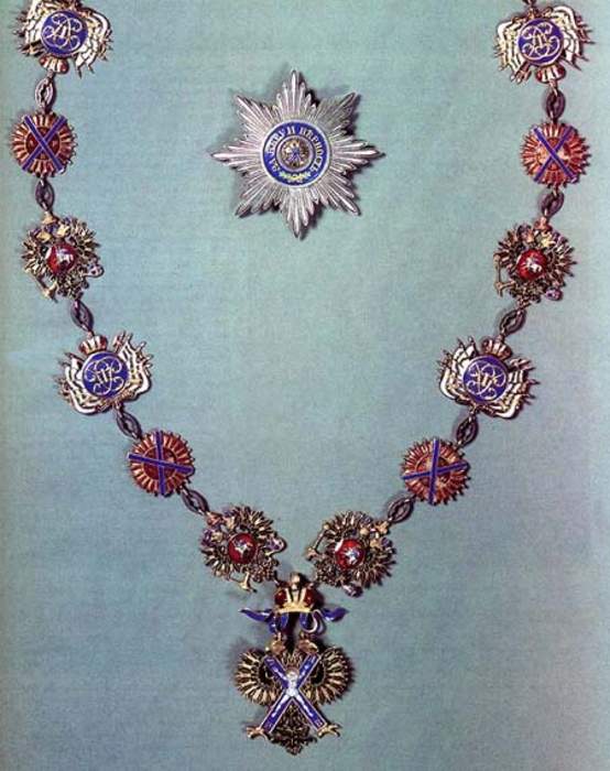 Order of St. Andrew: Highest award of Russia