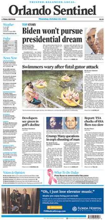 Orlando Sentinel: Newspaper in Orlando, Florida, US