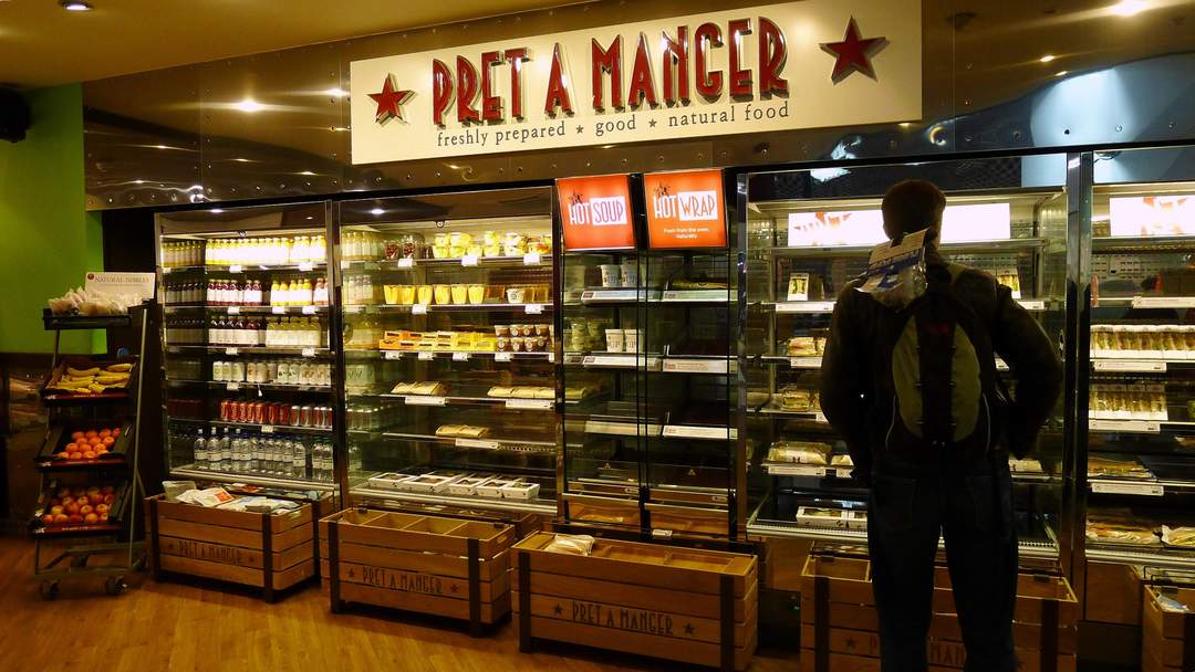 Pret a Manger: British multinational sandwich shop chain