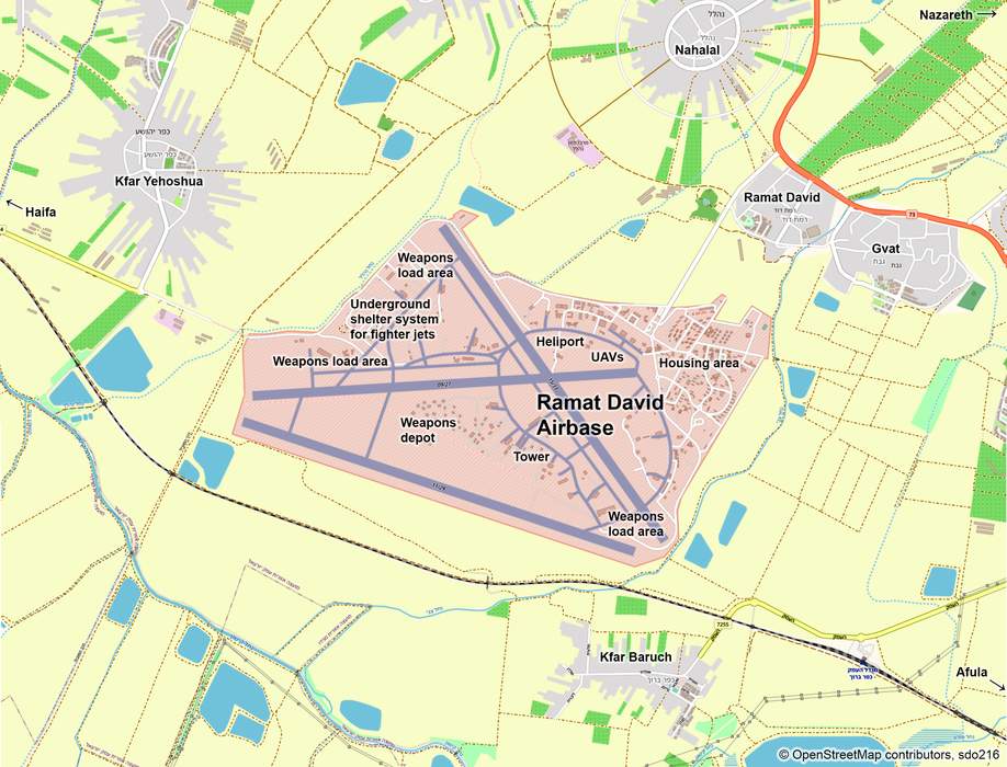 Ramat David Airbase: Air base in Israel