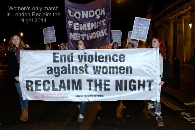 Reclaim the Night: Movement started in Leeds in 1977 as part of the Women's Liberation Movement