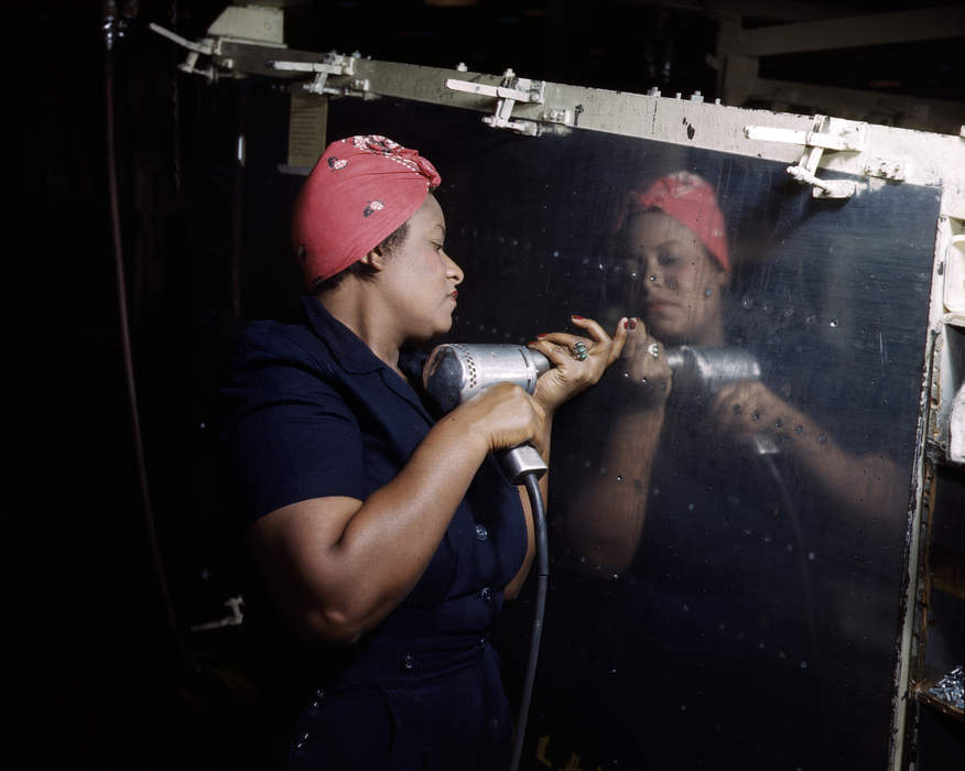 Rosie the Riveter: Cultural icon of the US during World War II