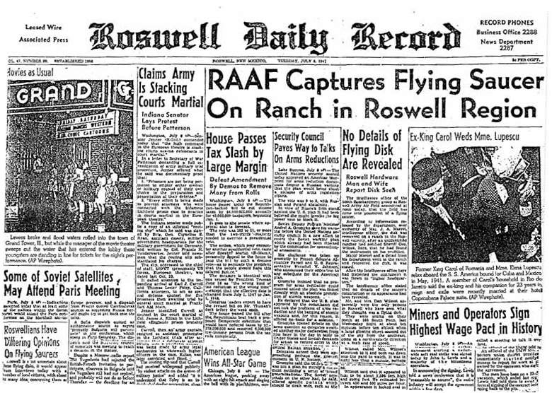 Roswell incident: UFO legend caused by 1947 balloon crash