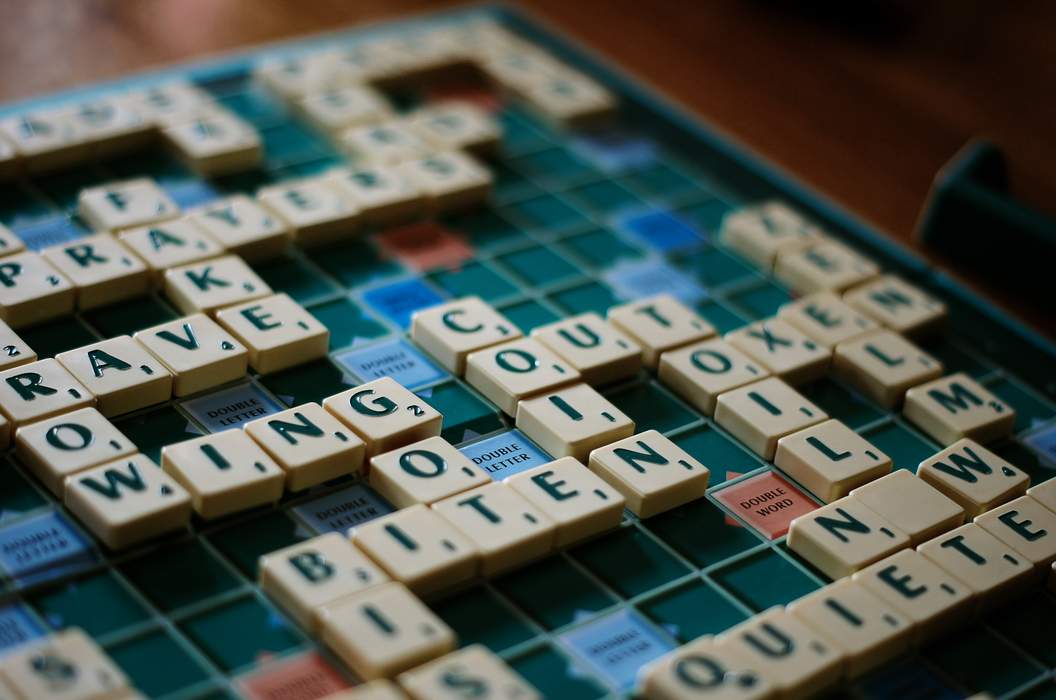 Scrabble: Board game with words