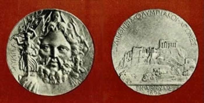 Silver medal: Medal awarded for achieving second place