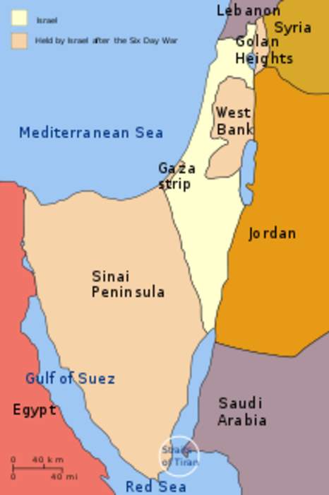 Six-Day War: 1967 war between Israel and Egypt, Jordan, and Syria
