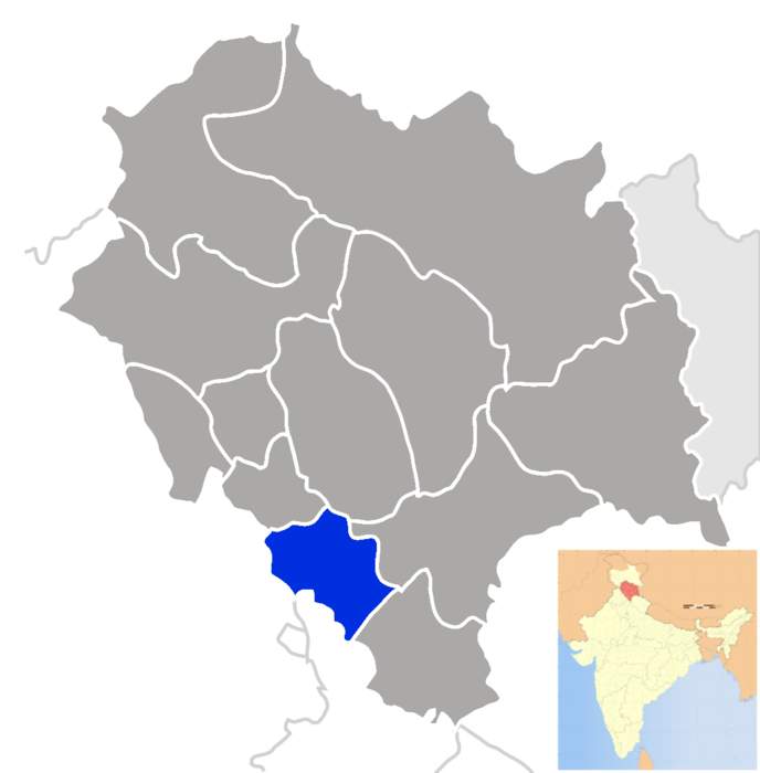 Solan district: District of Himachal Pradesh in India