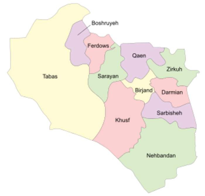 South Khorasan province: Province of Iran