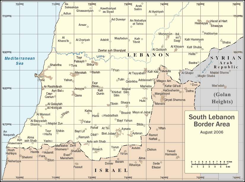 Southern Lebanon: Geographic region of Lebanon