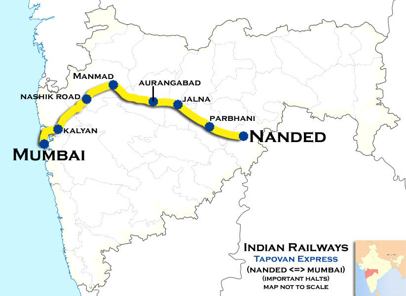 Tapovan Express: Train in India