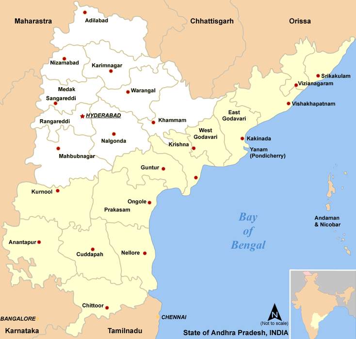 Telangana movement: Revolt for the separate state of Telangana, in India