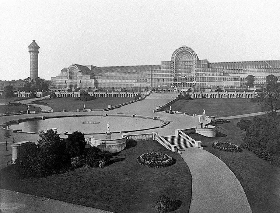 The Crystal Palace: Former building originally in Hyde Park, London, 1854 relocated to Sydenham, South London