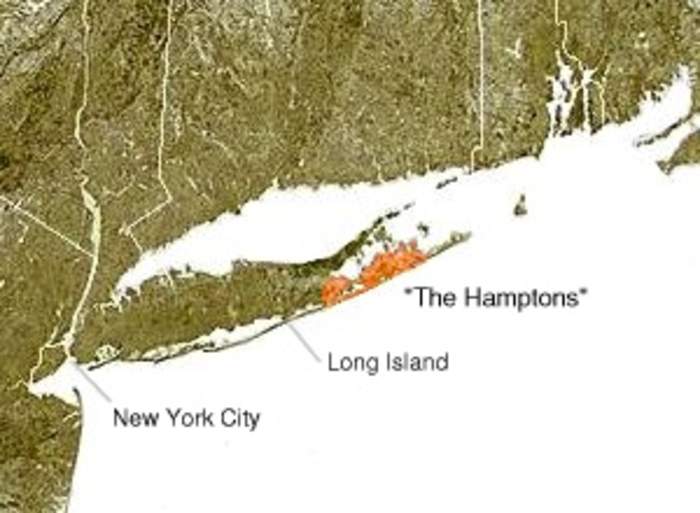The Hamptons: Seaside group of towns, villages and hamlets